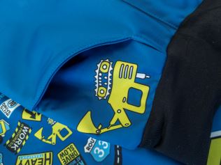 Softshellové kalhoty dětské, BAGR, modrá (2)