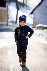 Fleecová mikina dětská, DUHOVÁ KOČKA (4)