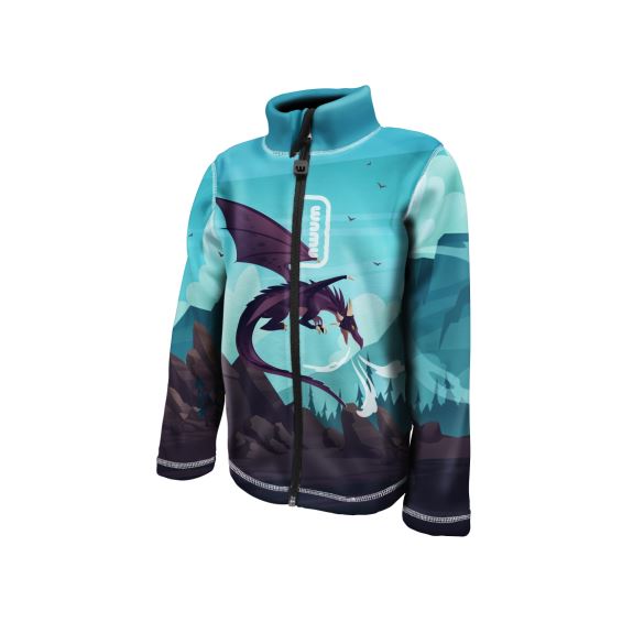 Fleecová mikina dětská, DRAGON FANTASY