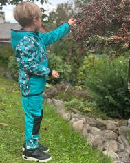 Softshellová bunda dětská, MEDVĚDI, tyrkysová (4)