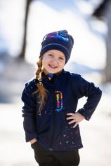 Fleecová mikina dětská, DUHOVÁ KOČKA (3)