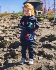 Softshellová bunda dětská, DUHOVÁ KOČKA (7)
