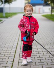 Softshellová bunda dětská, BERUŠKY, červená (2)