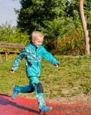 Softshellová bunda dětská, MEDVĚDI, tyrkysová (5)