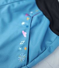 Softshellové kalhoty dětské, JEDNOROŽCI, petrolejová (11)