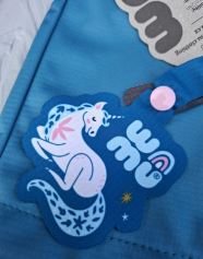 Softshellové kalhoty dětské, JEDNOROŽCI, petrolejová (16)