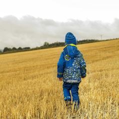 Softshellové kalhoty dětské, BAGR, modrá (5)